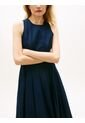 Vestido Multicolor Midi Con Botones Dorados Tommy Hilfiger de Tommy Hilfiger