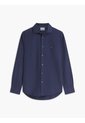 Camisa Azul De Corte Regular En Popelín Lavado Tommy Hilfiger de Tommy Hilfiger