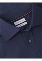 Camisa Azul De Corte Regular En Popelín Lavado Tommy Hilfiger de Tommy Hilfiger