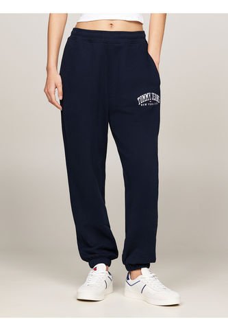 Joggers Azul Amplios Con Logo Universitario Tommy Jeans Tommy Hilfiger