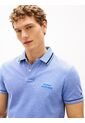 Polo Azul Oxford Two Tone De Corte Regular Tommy Hilfiger de Tommy Hilfiger