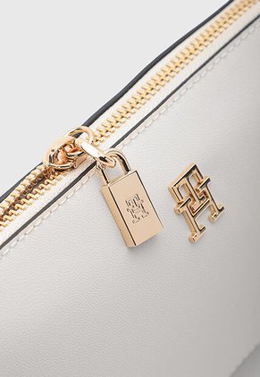 Bolso Manos Libres TOMMY HILFIGER Glam Mini Marfil