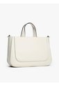 Bolso Beige Satchel Con Logo Tommy Hilfiger de Tommy Hilfiger