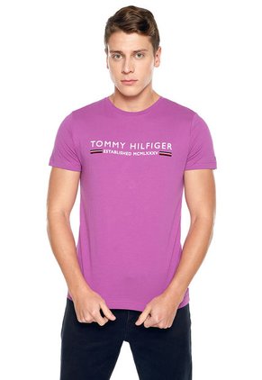 Camiseta Violeta Tommy Hilfiger
