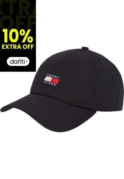 Gorra Negra De Béisbol Heritage Con Logo Tommy Hilfiger