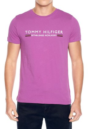 Camiseta Violeta Tommy Hilfiger