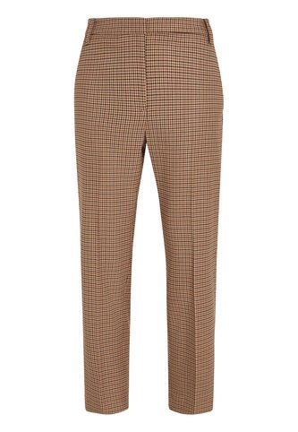 Pantalón Chocolate De Cuadros Recto Y Slim Tommy Hilfiger Tommy Hilfiger