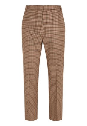 Pantalón Chocolate De Cuadros Recto Y Slim Tommy Hilfiger
