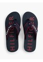 Sandalias Azul Marino Con Tira Trenzada Y Logo Bordado Tommy Hilfiger de Tommy Hilfiger