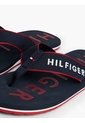 Sandalias Azul Marino Con Tira Trenzada Y Logo Bordado Tommy Hilfiger de Tommy Hilfiger