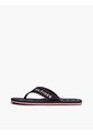 Sandalias Azul Marino Con Tira Trenzada Y Logo Bordado Tommy Hilfiger de Tommy Hilfiger