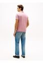 Polo Rojo Oxford Two Tone De Corte Regular Tommy Hilfiger de Tommy Hilfiger