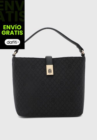 Bolso Manos Libres TOMMY HILFIGER Negro Tommy Hilfiger