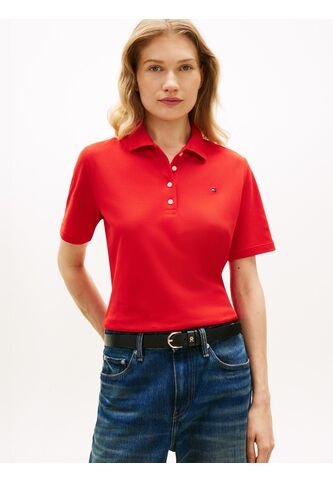 Polo Rojo 1985 De Corte Regular Con Logo Bordado Tommy Hilfiger Tommy Hilfiger