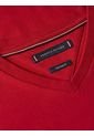 Camiseta Roja De Cuello En V Tommy Hilfiger de Tommy Hilfiger