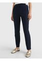Pantalón De Punto Milano Con Corte Slim Mujer Azul Tommy Hilfiger de Tommy Hilfiger