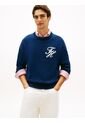 Saco Azul Grueso Con Logo Bordado Tommy Hilfiger de Tommy Hilfiger