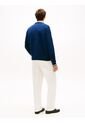 Saco Azul Grueso Con Logo Bordado Tommy Hilfiger de Tommy Hilfiger