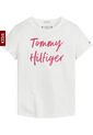 Camiseta Niña Essential Con Logo Blanco Tommy Hilfiger de Tommy Hilfiger