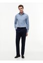 Camisa Azul De Corte Regular En Popelín Lavado Tommy Hilfiger de Tommy Hilfiger
