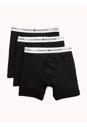3 Pack De Boxer Brief Negro En Algodón Tommy Hilfiger