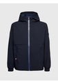 Chaqueta Th Protect Con Gorro Y Cierre Hombre Azul Tommy Hilfiger de Tommy Hilfiger