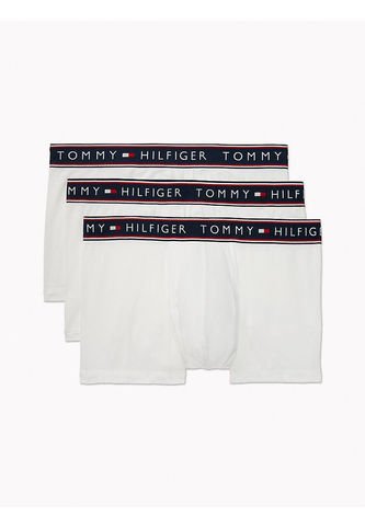 3 Pack Boxer Trunk Blancos En Algodón Tommy Hilfiger Tommy Hilfiger