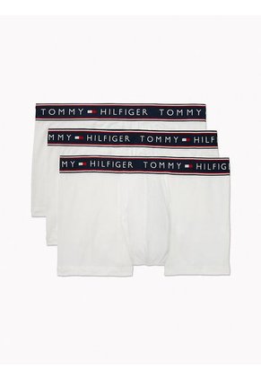 3 Pack Boxer Trunk Blancos En Algodón Tommy Hilfiger