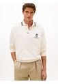 Saco Blanco De Rugby Amplio Con Cuello Ribeteado Tommy Hilfiger de Tommy Hilfiger