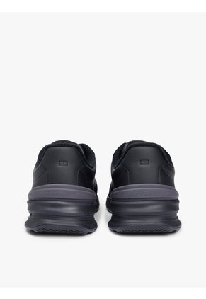 Tenis Negro Retro Runner En Mezcla De Cuero Tommy Hilfiger