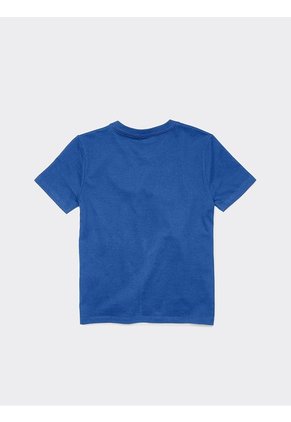Camiseta Celeste Para Niño Con Logo Tommy Hilfiger