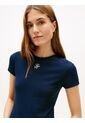 Camiseta Multicolor De Punto Con Logo Texturizado Tommy Hilfiger de Tommy Hilfiger