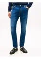 Jeans Azul Bleecker Slim Con Efecto Usado Tommy Hilfiger de Tommy Hilfiger
