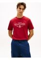 Camiseta Roja Heritage Con Logo Gráfico Tommy Hilfiger de Tommy Hilfiger