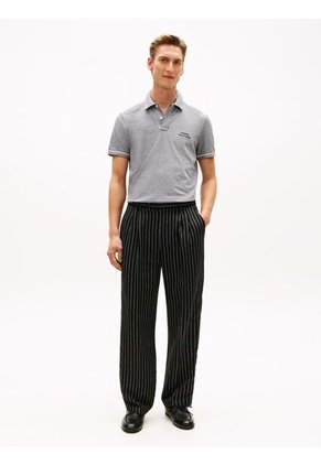 Polo Multicolor Oxford Two Tone De Corte Regular Tommy Hilfiger