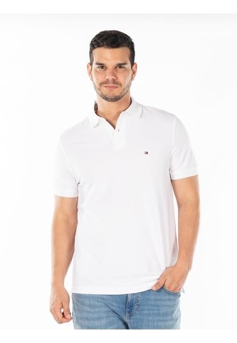Polo 1985 De Corte Regular Hombre Blanco Tommy Hilfiger Tommy Hilfiger