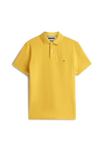 Polo Amarillo 1985 De Corte Regular Tommy Hilfiger Tommy Hilfiger