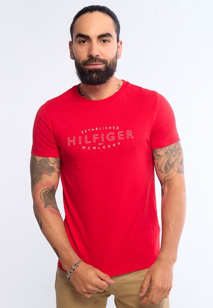 Camiseta TOMMY HILFIGER Rojo