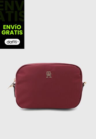 Bolso Manos Libres TOMMY HILFIGER Vinotinto Tommy Hilfiger