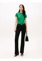 Camiseta Verde De Punto Con Logo Texturizado Tommy Hilfiger de Tommy Hilfiger