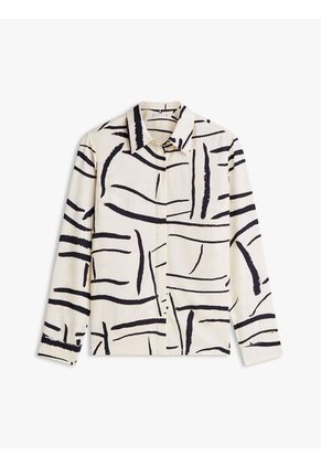 Camisa Blanca De Corte Regular Con Botones Dorados Tommy Hilfiger