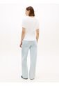 Camiseta Blanca Texturizada Amplia Con Lazo Tommy Hilfiger de Tommy Hilfiger
