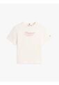Camiseta Blanca De Punto Interlock Con Logo Tommy Hilfiger de Tommy Hilfiger