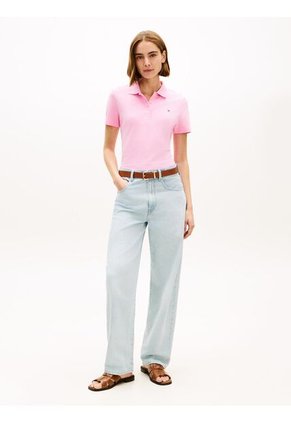 Polo Rosa 1985 Collection Slim De Piqué Tommy Hilfiger