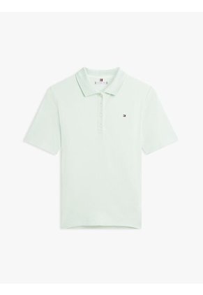 Polo Verde 1985 De Corte Regular Con Logo Bordado Tommy Hilfiger