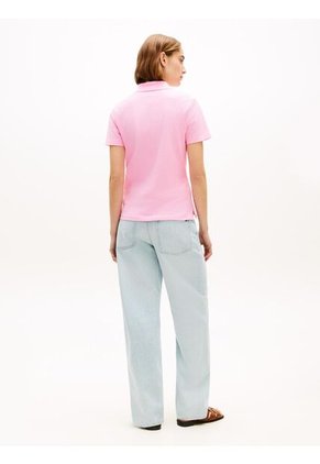 Polo Rosa 1985 Collection Slim De Piqué Tommy Hilfiger