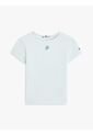 Camiseta Azul De Punto Con Logo Texturizado Tommy Hilfiger de Tommy Hilfiger