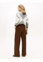 Pantalón Chocolate Wide Leg Con Logo Tommy Hilfiger de Tommy Hilfiger