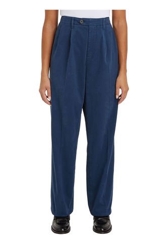 Pantalón Azul Chino Amplio De Pierna Recta Tommy Hilfiger Tommy Hilfiger