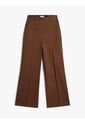 Pantalón Chocolate Wide Leg Con Logo Tommy Hilfiger de Tommy Hilfiger